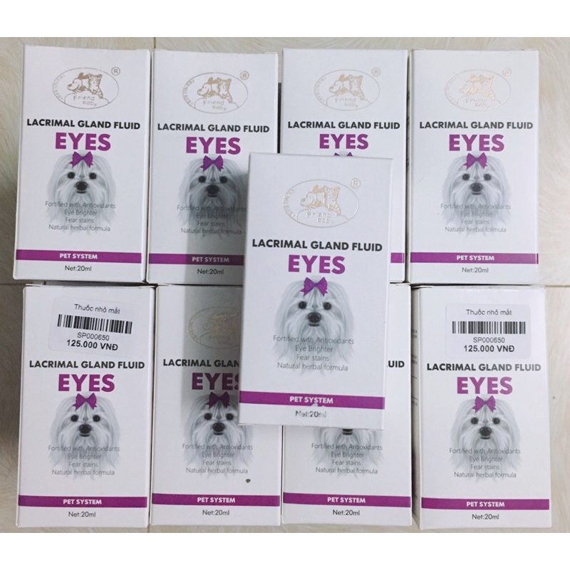 Thuốc Trị Chảy Nước Mắt Ở Chó Mèo Lacrimal Gland Fluid EYES