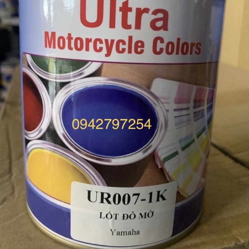 Sơn xe máy Yamaha Exciter màu Đỏ mờ UR007-1K và UR007-2K Ultra Motorcycle Colors