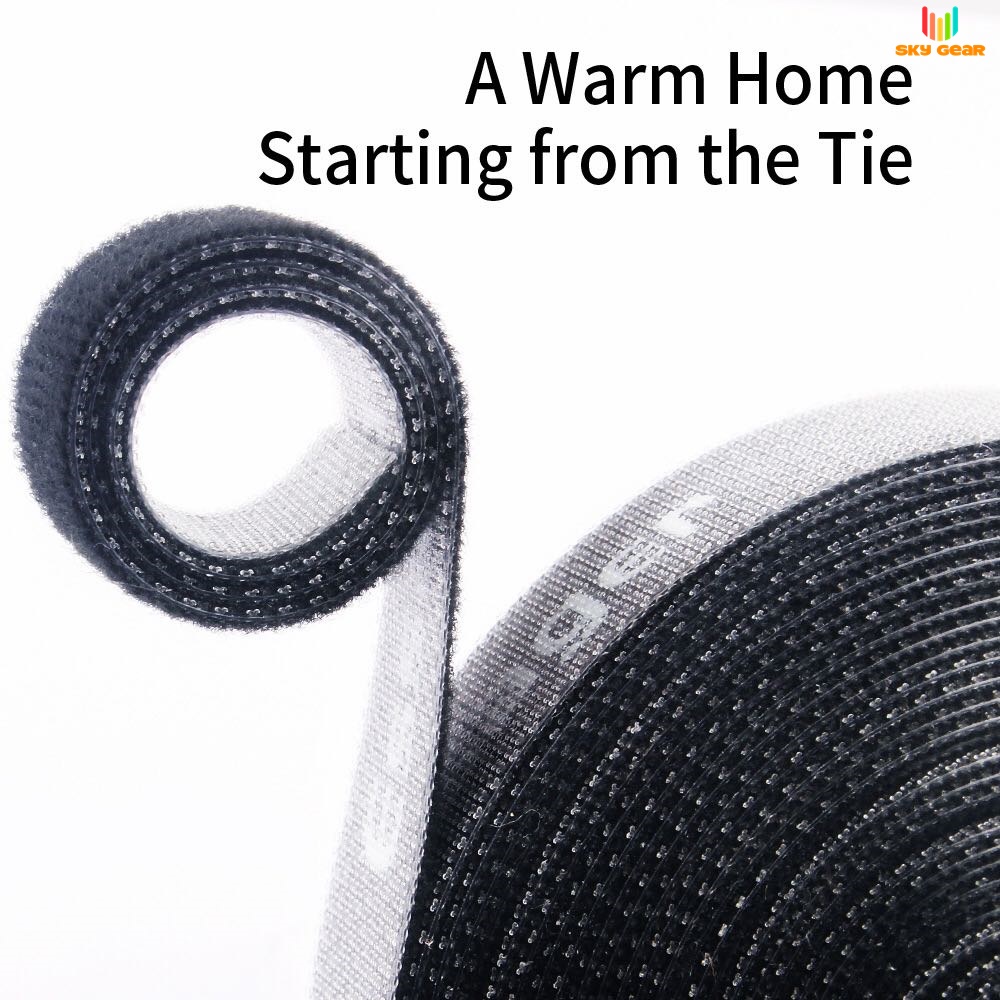 Băng dán gai ESSAGER, làm gọn dây điện, cáp máy tính, dây nguồn