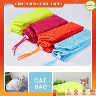 Túi lưới tắm cho mèo 👒 FREESHIP 20K 👒 Túi giữ mèo Pet Grooming Bag dùng khi tắm, cắt móng, bôi thuốc cho mèo