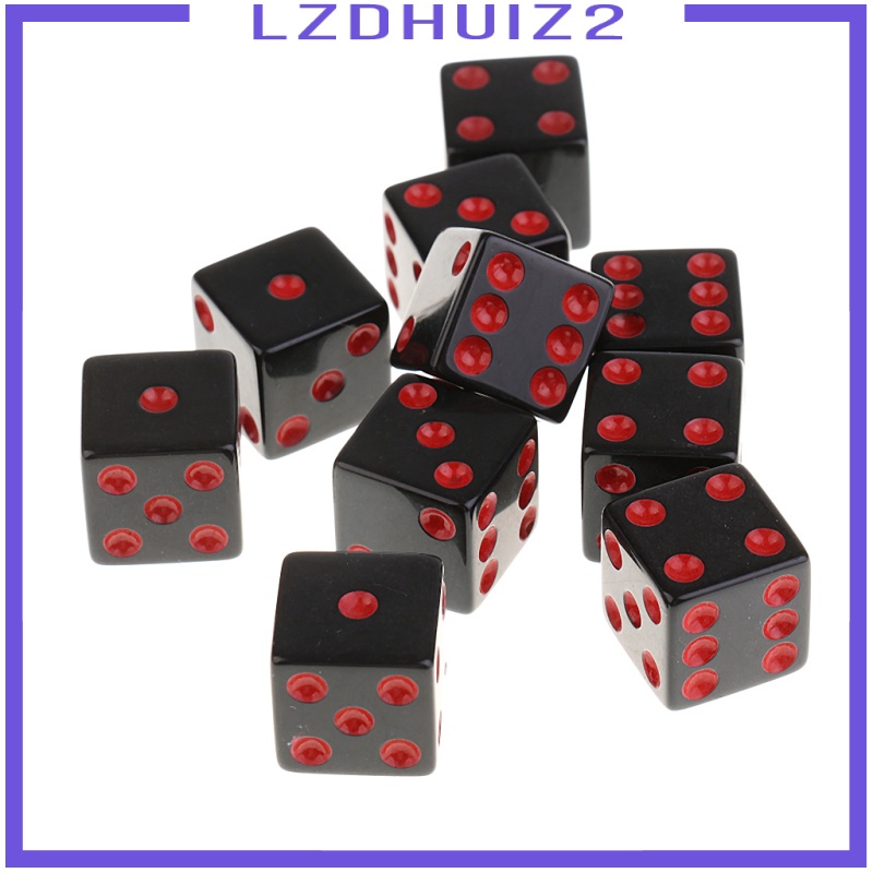 Set 10 Xúc Xắc Sáu Mặt D6 Màu Vàng Cho Tiệc Rpg Mtg | BigBuy360 - bigbuy360.vn