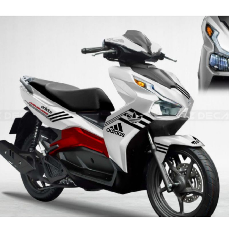 Tem rời dán xe ab 2021 adidas