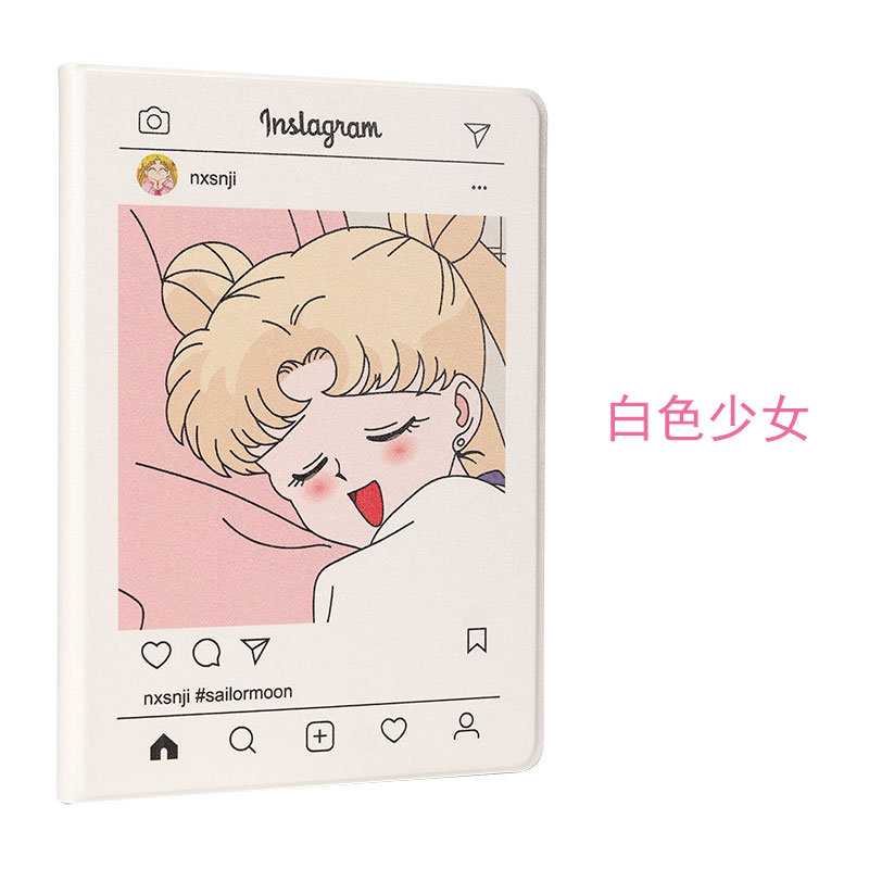 Bao da máy tính bảng nắp lật hoạt hình cho Ipad Mini 1 2 3 4 5 /air 1 2/pro 9.7/5th 6th 9.7 2017 2018/pro 2018 /10.5 | BigBuy360 - bigbuy360.vn