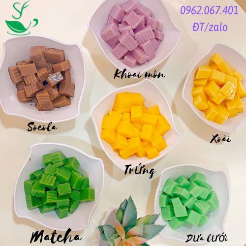 Bột Pudding Dưa Lưới Barismate túi 1kg