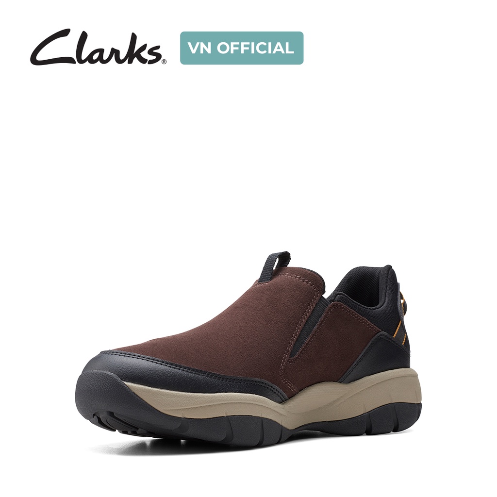Giày Sục Nam CLARKS Ervin Low Màu Nâu