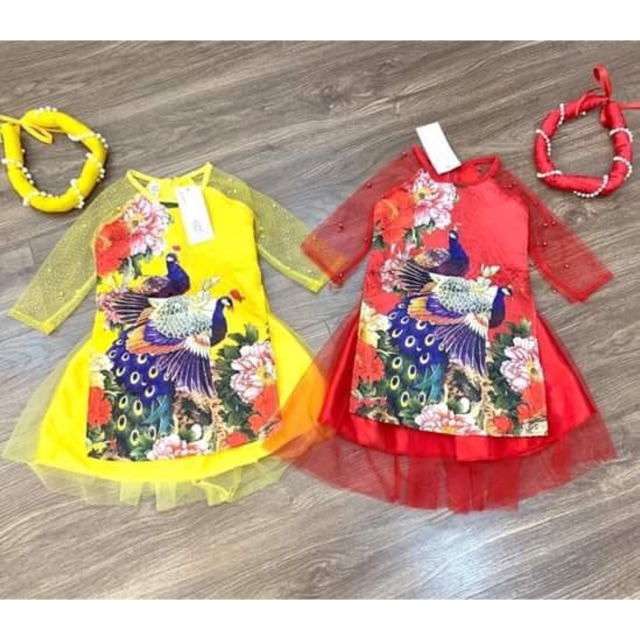 Combo ao dai cho be