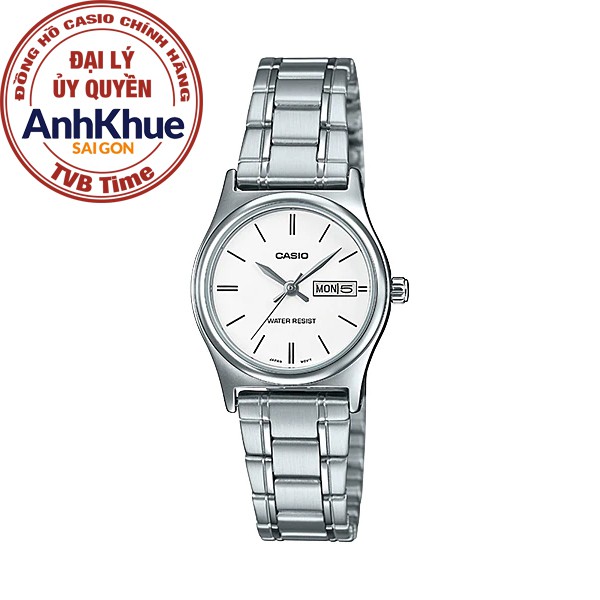 Đồng hồ nữ dây kim loại Casio chính hãng Anh Khuê LTP-V006D-7B2UDF (25mm)