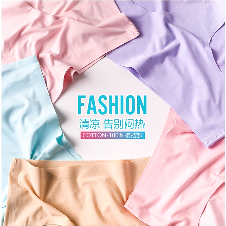 Quần lót lụa và nylon không đường may quyến rũ cho nữ