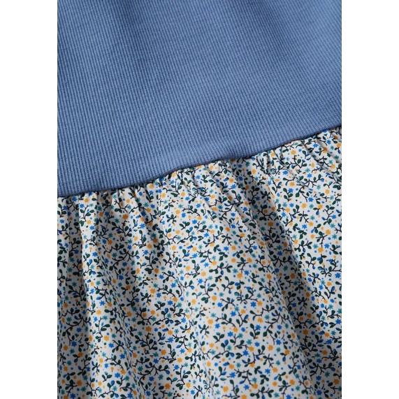 Váy Ba Lỗ Bé Gái Gân Phối Hoa Nhí MG