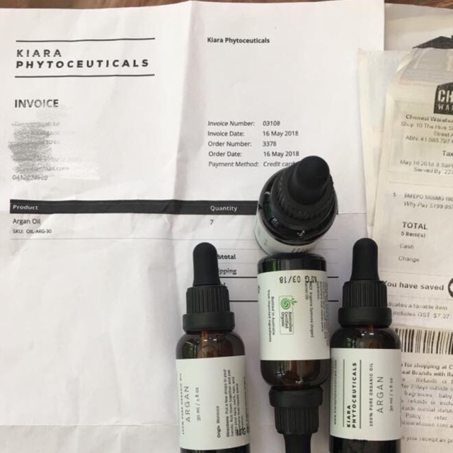 Dầu dưỡng da Kiara Argan Oil