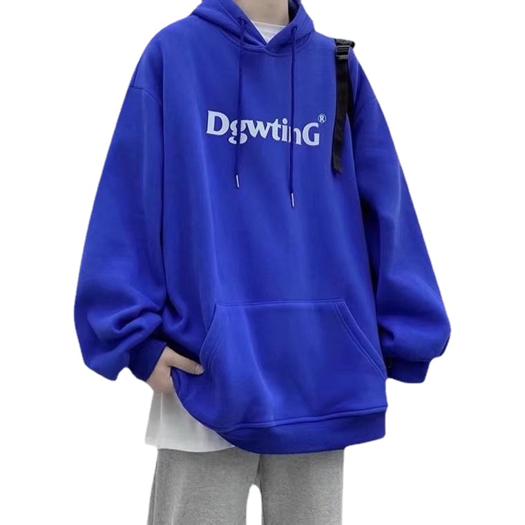 Áo hoodie Dáng Rộng In Chữ Phong Cách Hàn Quốc Thời Trang Mùa Đông Cho Nam [M-5XL]