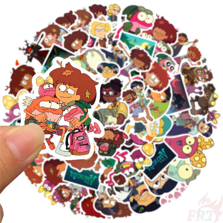 ❉ Hình Dán Amphibia Series 01 ❉ Bộ 50 Miếng Dán Chống Thấm Nước Thời Trang