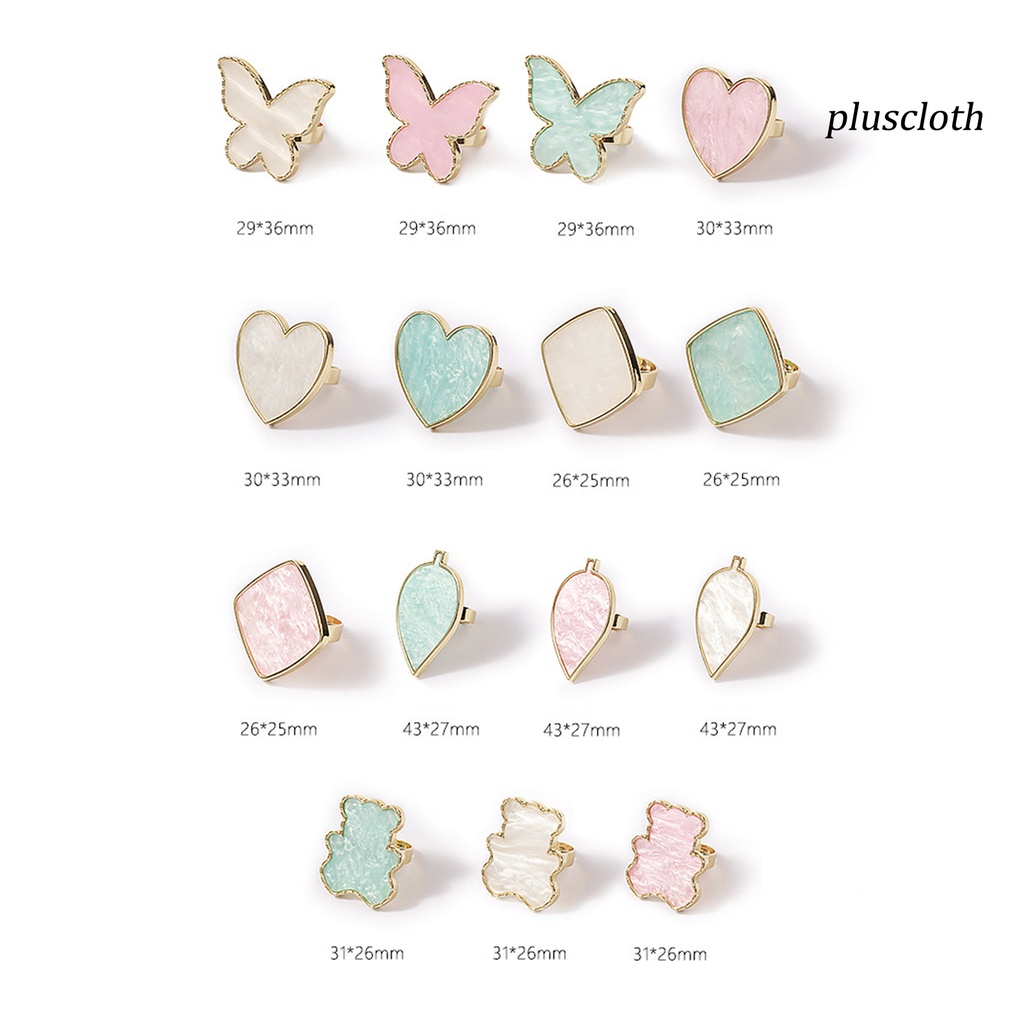 Bảng Màu Trưng Bày Móng Tay Hình Chiếc Lá