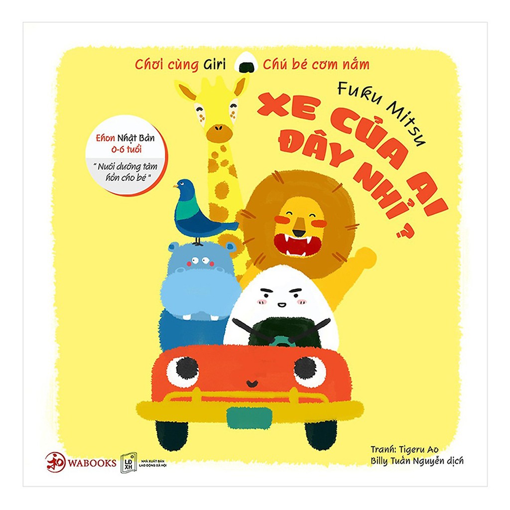 Sách - Chơi Cùng Giri Chú Bé Cơm Nắm - Xe Của Ai Đây Nhỉ?