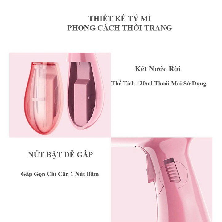Bàn Ủi Hơi Nước Cầm Tay Cao Cấp SOKANY Chính Hãng, Bàn Là Hơi Nước Cầm Tay Gấp Gọn Thông Minh Tiện Lợi