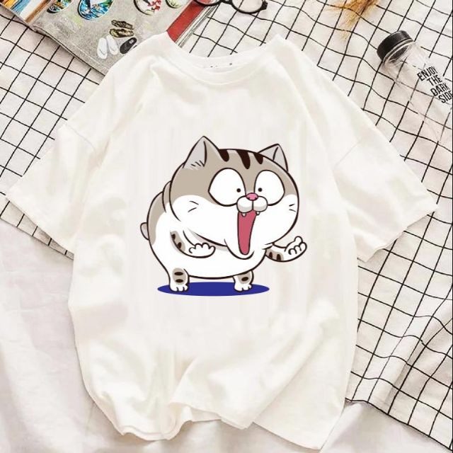 Áo thun mèo AMI dễ thương.