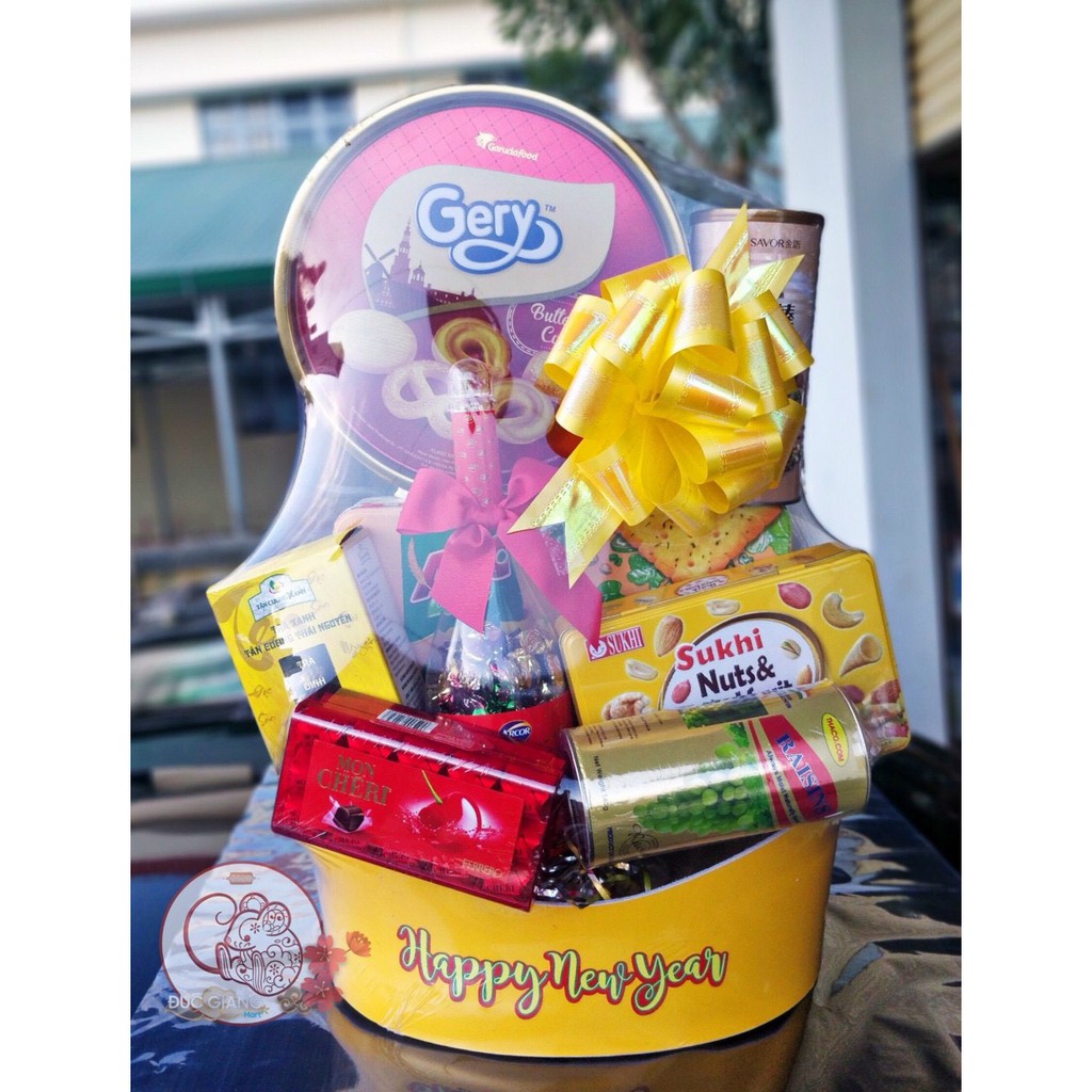 Nơ Rút bông to 9 tầng Trang Trí lẳng quà, quà tặng - Gói Quà Tết, giỏ quà tết,Gấu Bông, Hộp Quà - VPP Halu