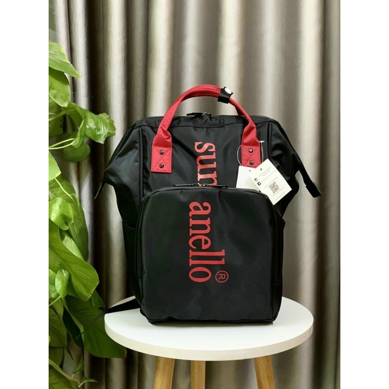 Ba lô vải dù Anello - còn màu đỏ