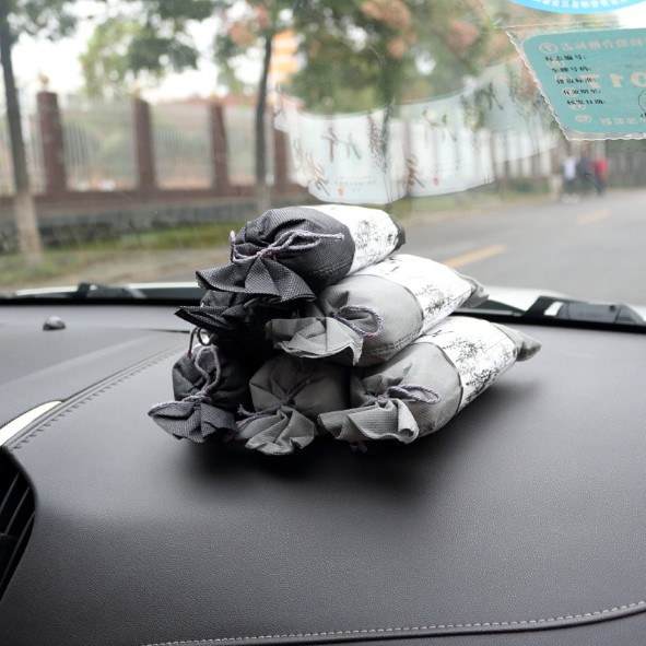 Túi than tre khử mùi hai công dụng 100g phong cách Nhật Bản cho xe hơi