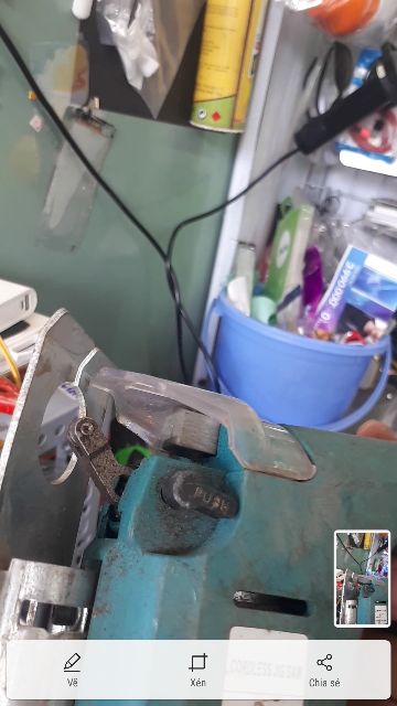 Thân Máy cưa lọng bãi cũ, dùng pin 12-14v
