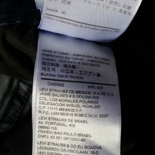 Quần jean levis 511 nam