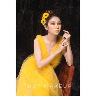 Váy voan chụp hình studio