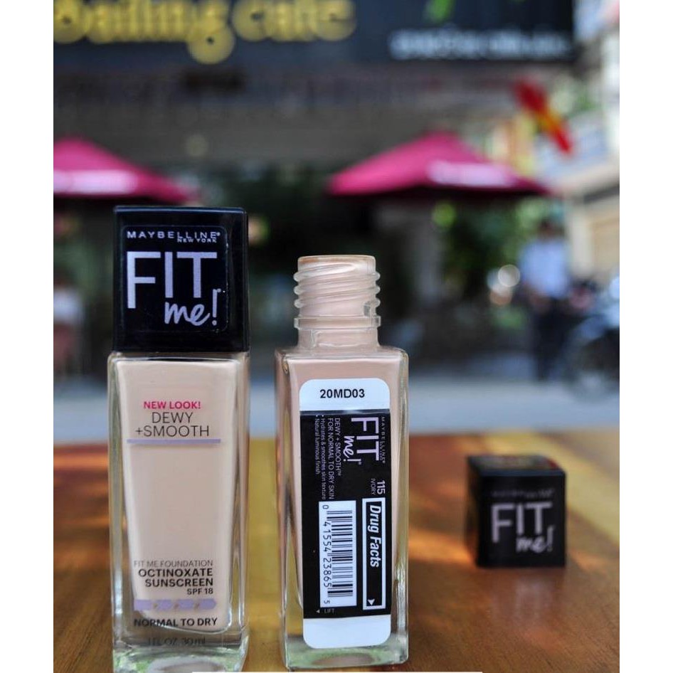 Kem Nền Mịn Nhẹ Kiềm Dầu Fit Me Maybelline New York Matte Poreless Foundation 30ml