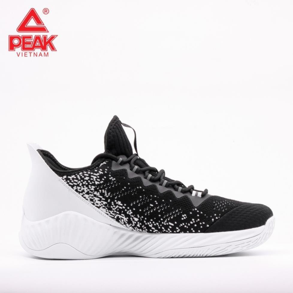 Tết [Sales] Giày bóng rổ PEAK Basketball Ultra Light NET E92051A – Đen Trắng TỐT . Real* Sales thu ♤ hot ↢ * * . ' ' .