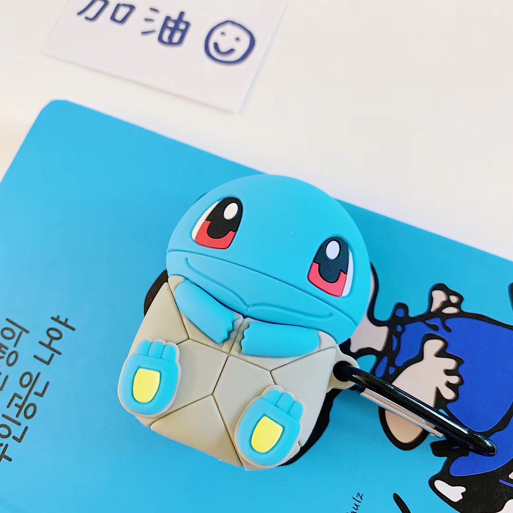 Blue Silicone Pokemon Casing airpods case AirPod soft casing cartoon cover new arrival case i15 i18