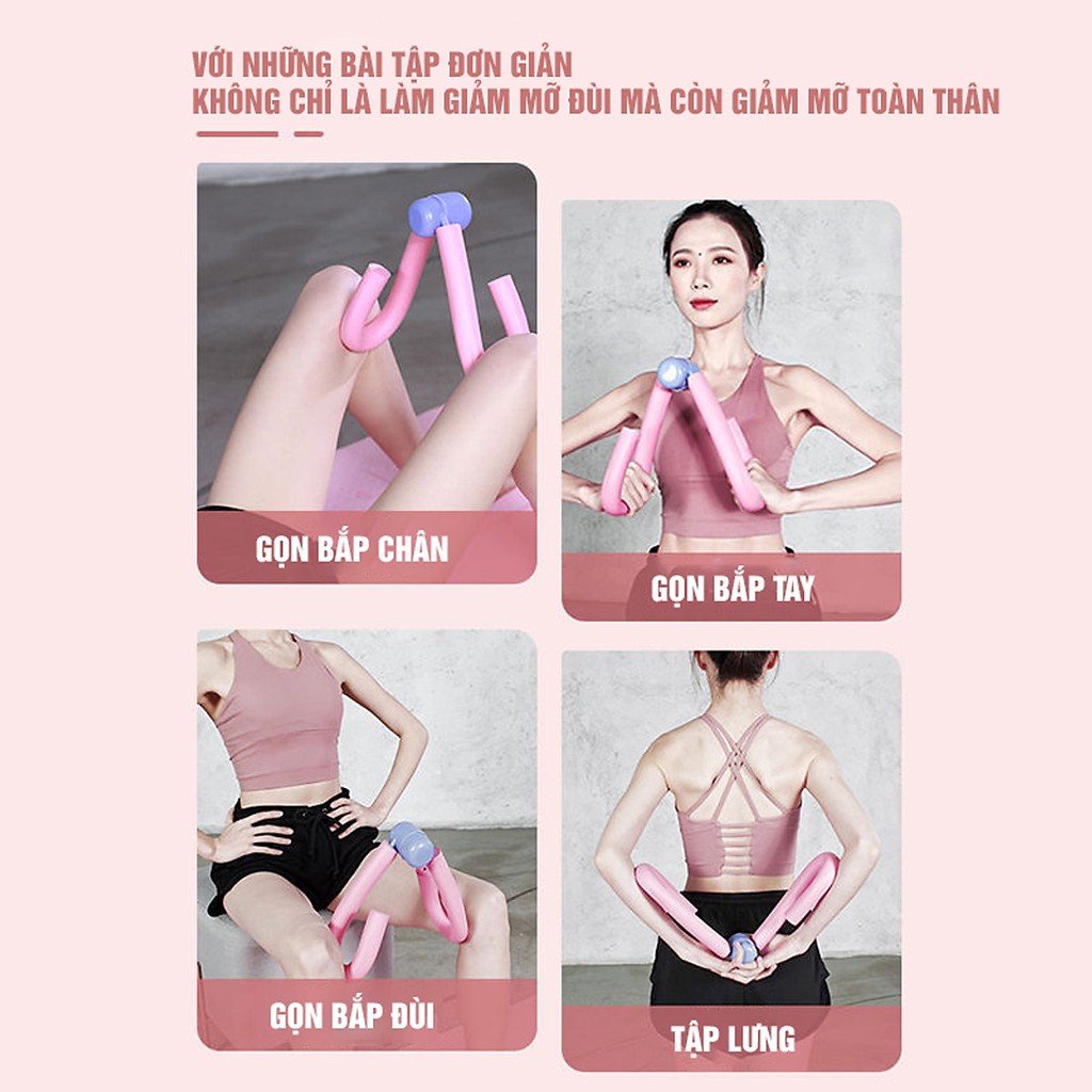Dụng Cụ Tập Chân Tay Đa Năng Giảm Mỡ Đùi Vai Bắp Tay Tại Nhà