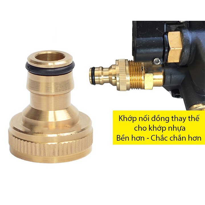 Cút nước đầu hút máy rửa xe bằng đồng