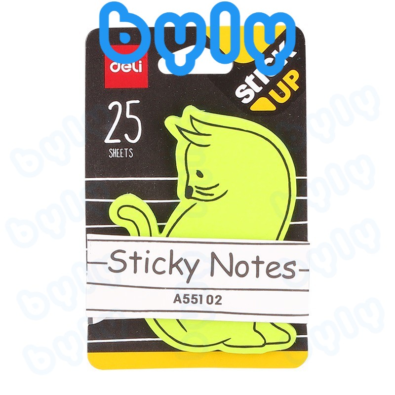 [Ship hỏa tốc] Giấy Note Ghi Chú - Hình Ảnh Động Vật - Sticky Notes DELI | A55102