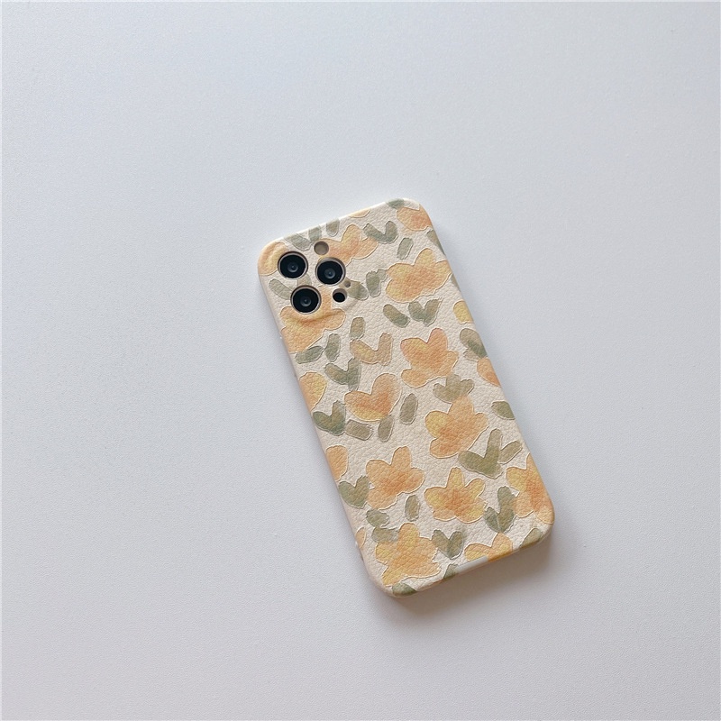 Ốp Điện Thoại Họa Tiết Hoa Tulip Cho iPhone7 / se 12 / 11ProMax X / XS / XR / mini
