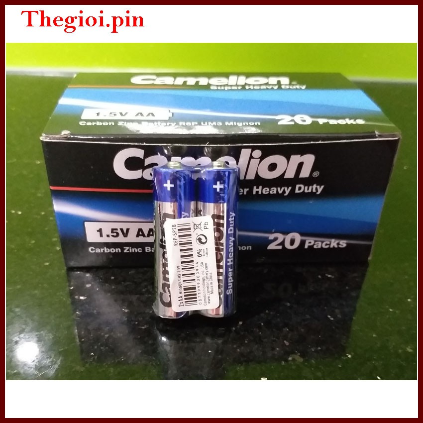 [BÁN CHẠY ] HỘP 40 VIÊN PIN AA,AAA (R6P, R03P) CAMELION ( 1.5V), Pin carbon, Pin AA, Pin AAA, Pin tiểu, Pin đũa 2a, 3a