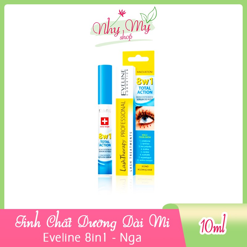 Dưỡng mi Eveline 8in1 Total Action Lash Therapy professional