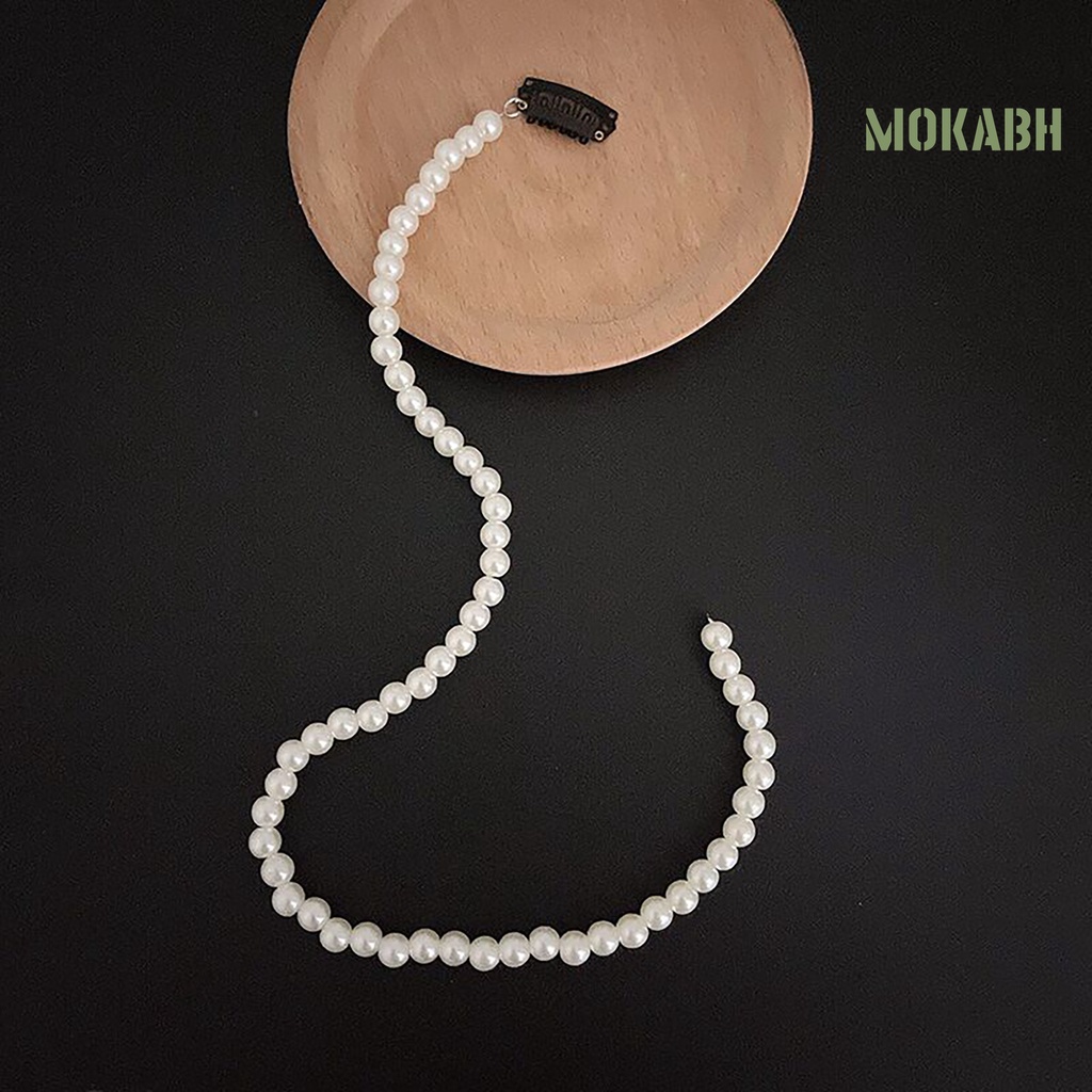 Băng Đô Cài Tóc Đính Ngọc Trai Giả Ngọt Ngào Cho Cô Dâu