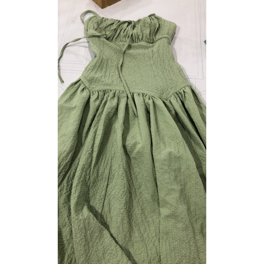 ĐẦM MAXI 2 DÂY SỢI BÚN QUÂY NGỰC THÍCH HỢP ĐI BIỂN DỰ TIỆC | BigBuy360 - bigbuy360.vn