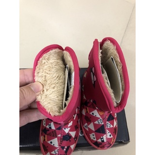 Boot cao cổ lót lông cho bé gái