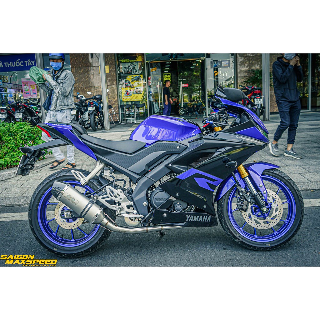 PÔ GEM SPEED EVO SILVER FULL SYSTEM MT15 / XSR 155 / R15 V3 / V-IXON R150
