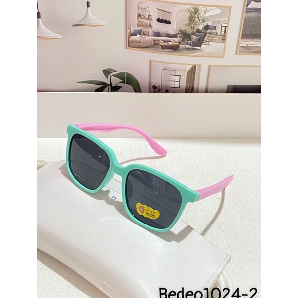 Kính mát mat em bé chống UV400, thiết kế mắt tròn dễ đeo, màu sắc thời trang
