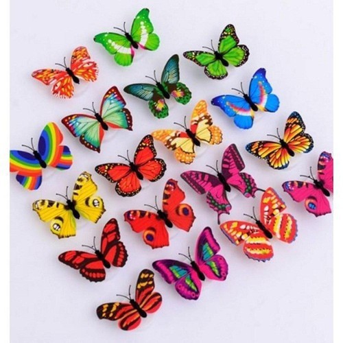 BƯỚM PHÁT SÁNG TRANG TRÍ NHÀ CỬA