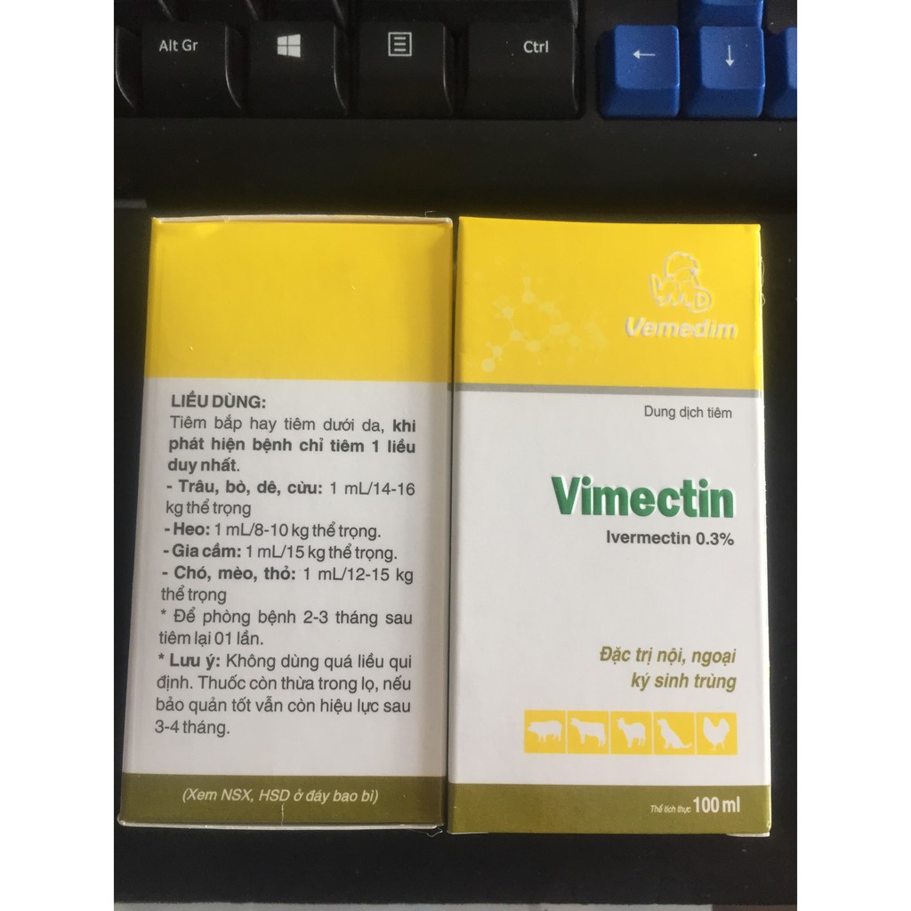 Xổ lãi VMD Vimectin 5ml-20ml