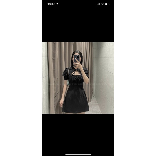 Đầm Bigsize Dán A Tay Phòng Nhún Ngực (Bigsize 55kg Đến 100kg (M/L/XL/XXL)