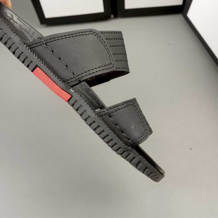 Dép nam quai ngang XỊN hai quai mới, Dép da nam KD1703