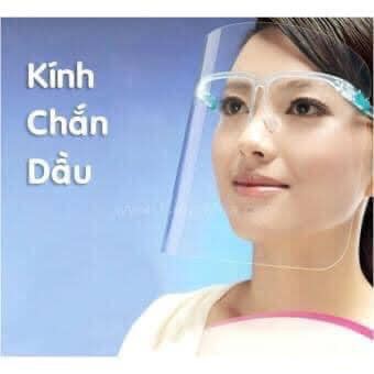 KÍNH BẢO HỘ FACE SHIELD, CHỐNG BẮN DẦU MỠ SIÊU TIỆN DỤNG