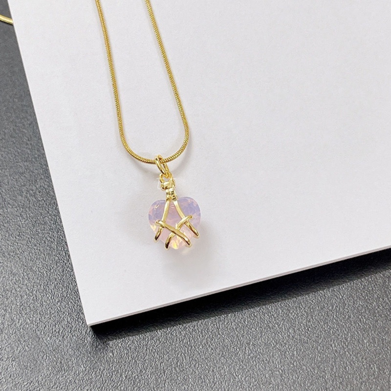 Vòng cổ Mặt Đá Hình Lâu Đài Cho Tuổi Teen