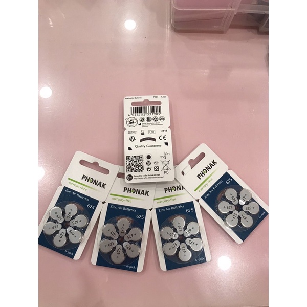 Pin máy trợ thính size 675 Phonak