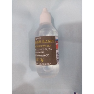 Dung dịch pha mực phun xăm chai 60ml