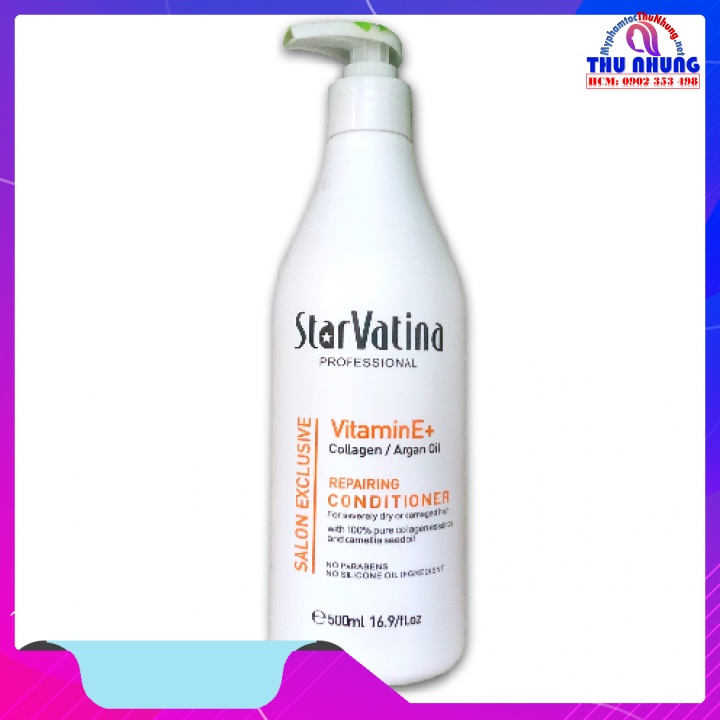 Dầu xả Star Vatina Vitamin E dưỡng sinh siêu tái tạo 500ml