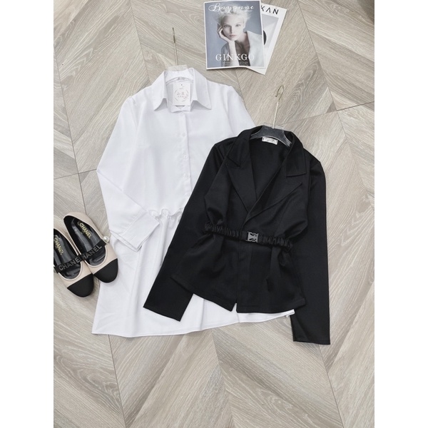 [ 𝐅𝐑𝐄𝐄 𝐒𝐇𝐈𝐏 ] SÉT VEST ĐAI CÁ TÍNH VÁY TRONG CHẤT THÔ MỀM DÁNG BABYDOLL XÒE